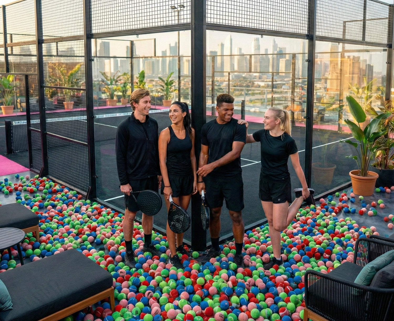 Balle de padel colorées - PADISS