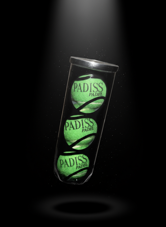 Tube de 3 balles de padel vertes Jungle Green premium